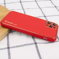 Шкіряний чохол Xshield для Apple iPhone 12 Pro (6.1 ") Червоний / Red