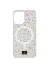 TPU чохол Bling World Rock Diamond with MagSafe для Apple iPhone 12 Pro / 12 (6.1") White