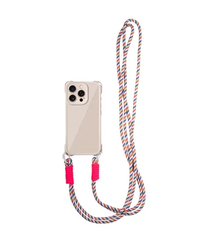 Чехол TPU CrossBody with straps для Apple iPhone 12 Pro (6.1") Antique White