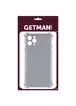 TPU чехол GETMAN Ease logo усиленные углы для Apple iPhone 12 Pro (6.1") Серый (прозрачный)