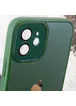 Чехол TPU+Glass Sapphire Midnight для Apple iPhone 12 (6.1") Зеленый / Forest green