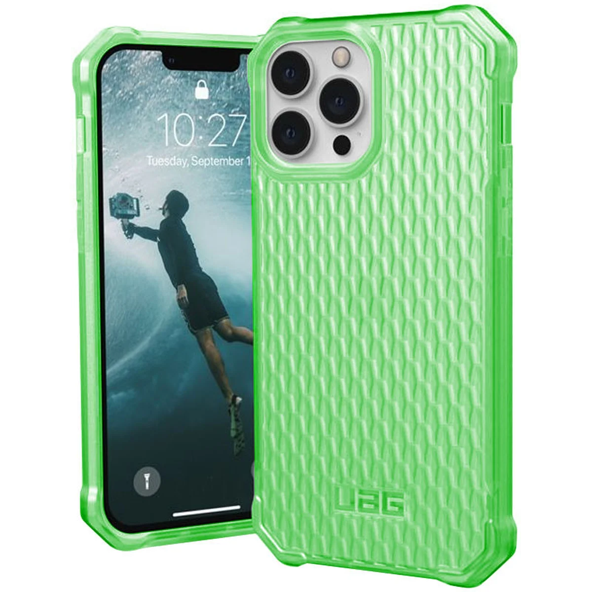 Чехол TPU UAG ESSENTIAL Armor для Apple iPhone 12 Pro / 12 (6.1") Зеленый