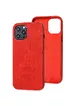 Кожаный чехол Croco Leather для Apple iPhone 12 Pro / 12 (6.1") Red