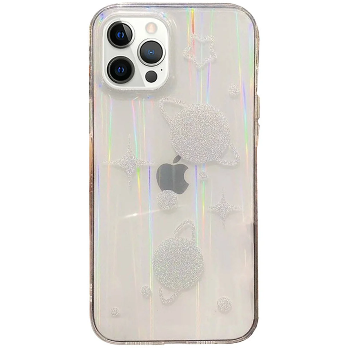 TPU + Glass чохол Aurora Space для Apple iPhone 12 Pro / 12 (6.1 ") Планети