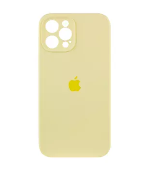 Чохол Silicone Case Full Camera Protective (AA) Apple iPhone 12 Pro (6.1") Жовтий / Mellow Yellow