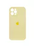 Чехол Silicone Case Full Camera Protective (AA) для Apple iPhone 12 Pro (6.1") Желтый / Mellow Yellow