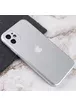 TPU+Glass чехол Matte Candy Full camera для Apple iPhone 12 (6.1") Белый