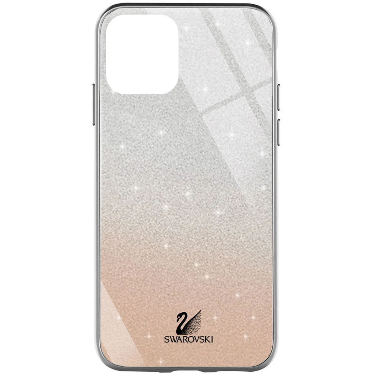 TPU+Glass чехол Swarovski для Apple iPhone 12 Pro / 12 (6.1") Золотой