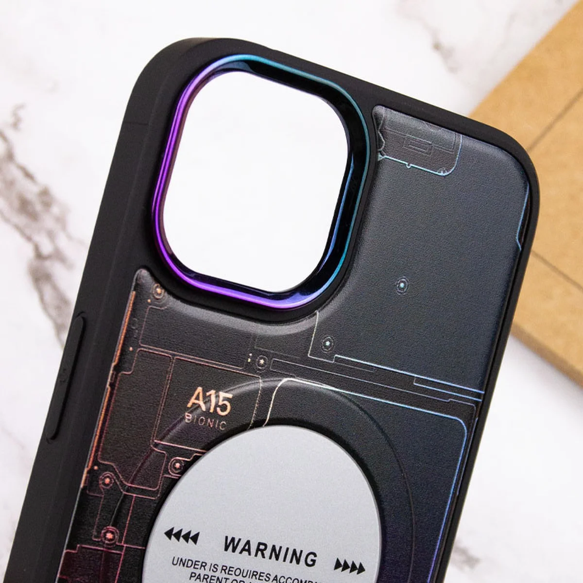 TPU+PC чехол Funny pictures with MagSafe для Apple iPhone 12 Pro / 12 (6.1") What is hidden