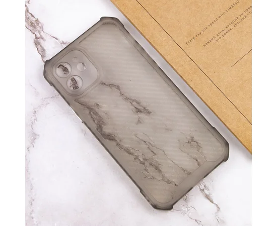 Чехол TPU Ease Carbon color series для Apple iPhone 12 (6.1") Черный / Прозрачный