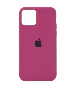 Чохол Silicone Case Full Protective (AA) для Apple iPhone 12 Pro / 12 (6.1 ") Малиновий / Dragon Fruit
