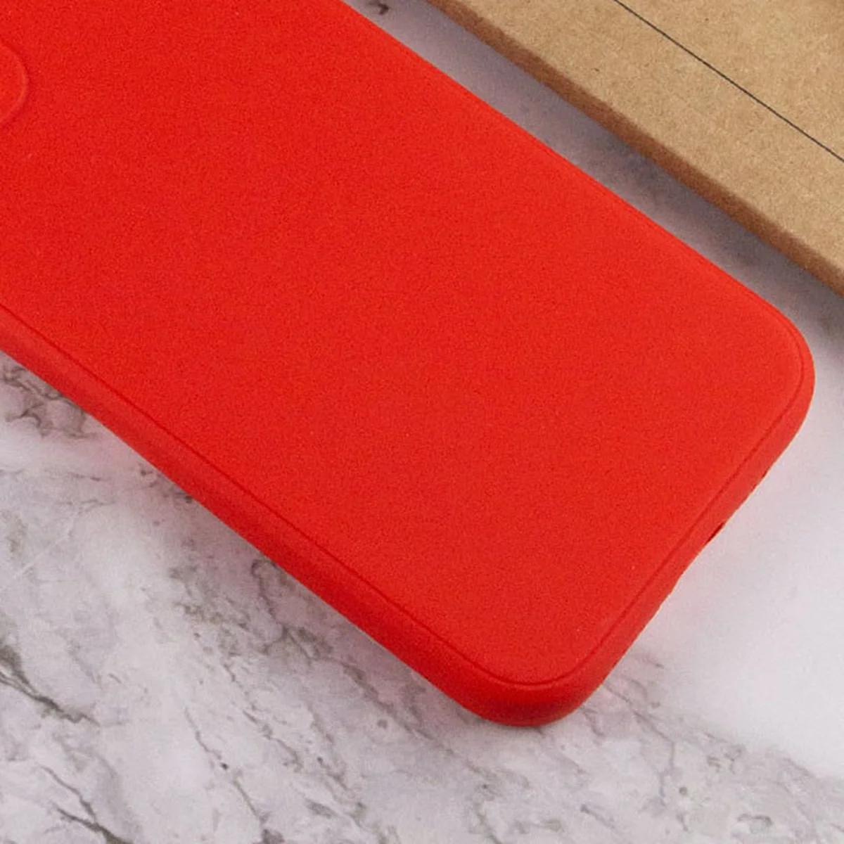 Силиконовый чехол Candy Full Camera для Apple iPhone 12 Pro (6.1") Красный / Red