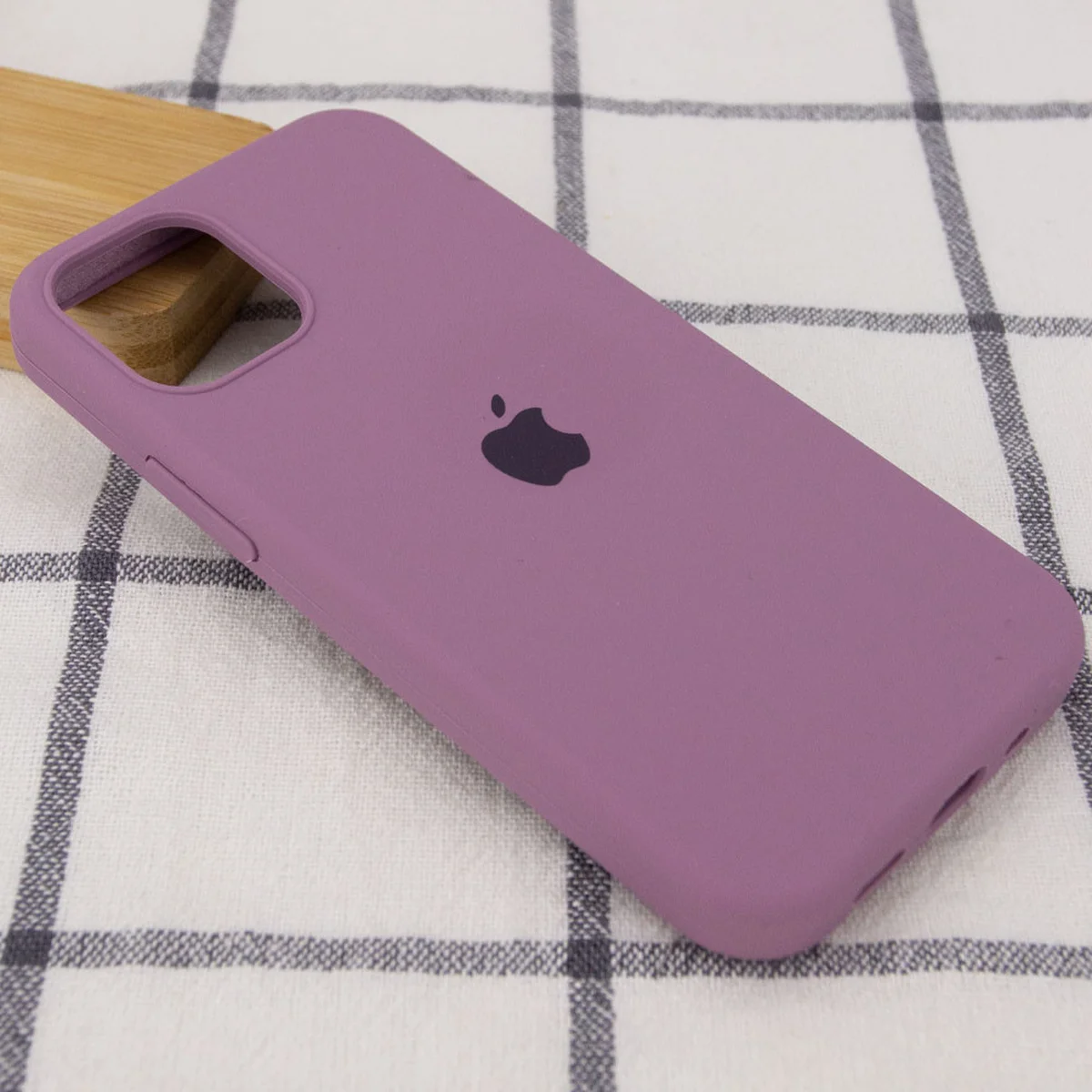 Чехол Silicone Case Full Protective (AA) для Apple iPhone 12 Pro / 12 (6.1") Лиловый / Lilac Pride