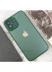 Чехол TPU+Glass Sapphire Midnight для Apple iPhone 12 (6.1") Зеленый / Forest green
