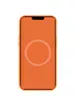 Чохол Silicone case (AAA) full with Magsafe and Animation для Apple iPhone 12 Pro / 12 (6.1 ") Помаранчевий / Kumquat