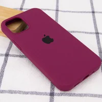 Чохол Silicone Case Full Protective (AA) для Apple iPhone 12 Pro / 12 (6.1 ") Бордовий / Maroon