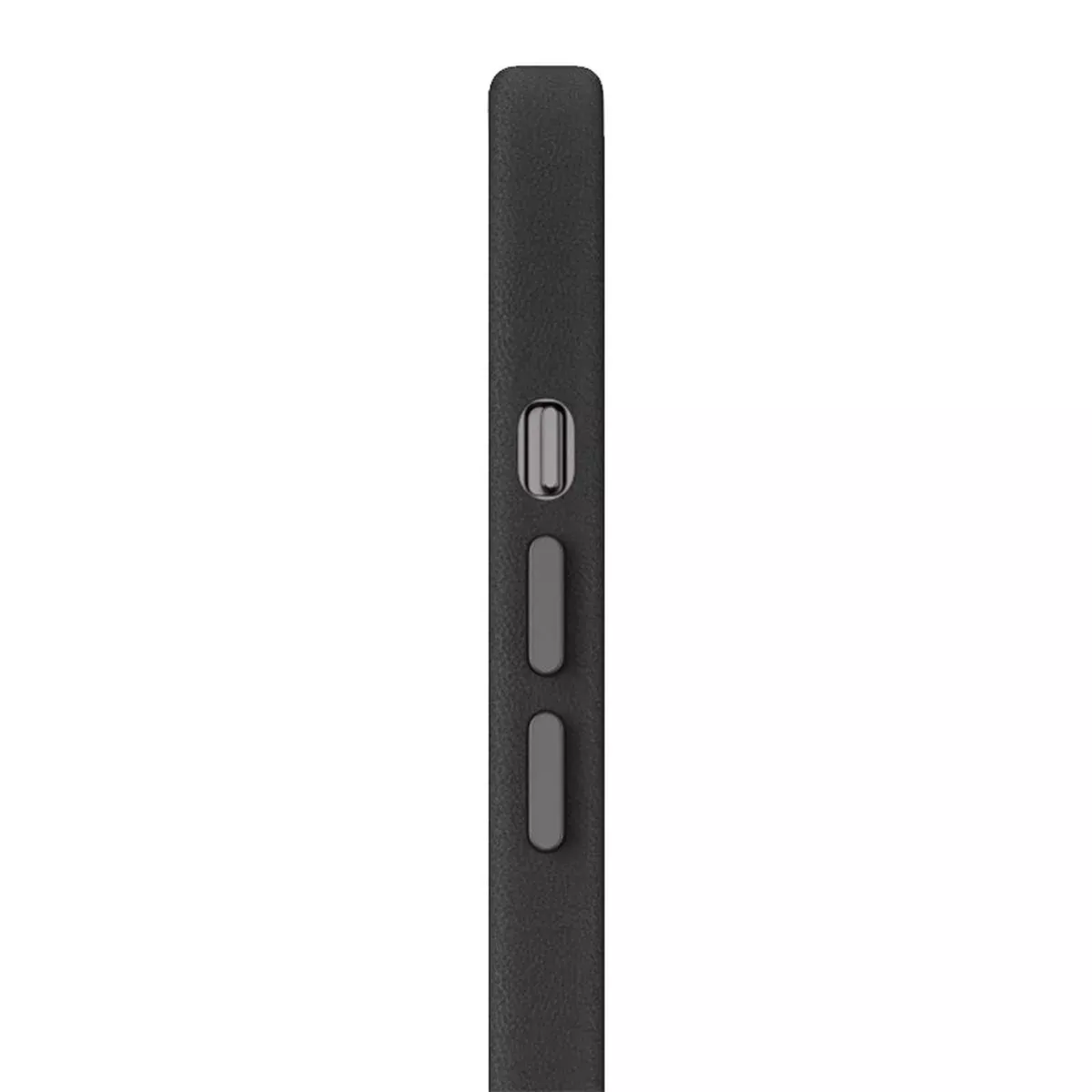 Кожаный чехол Leather Case (AAA) with MagSafe and Animation для Apple iPhone 12 Pro / 12 (6.1") Black