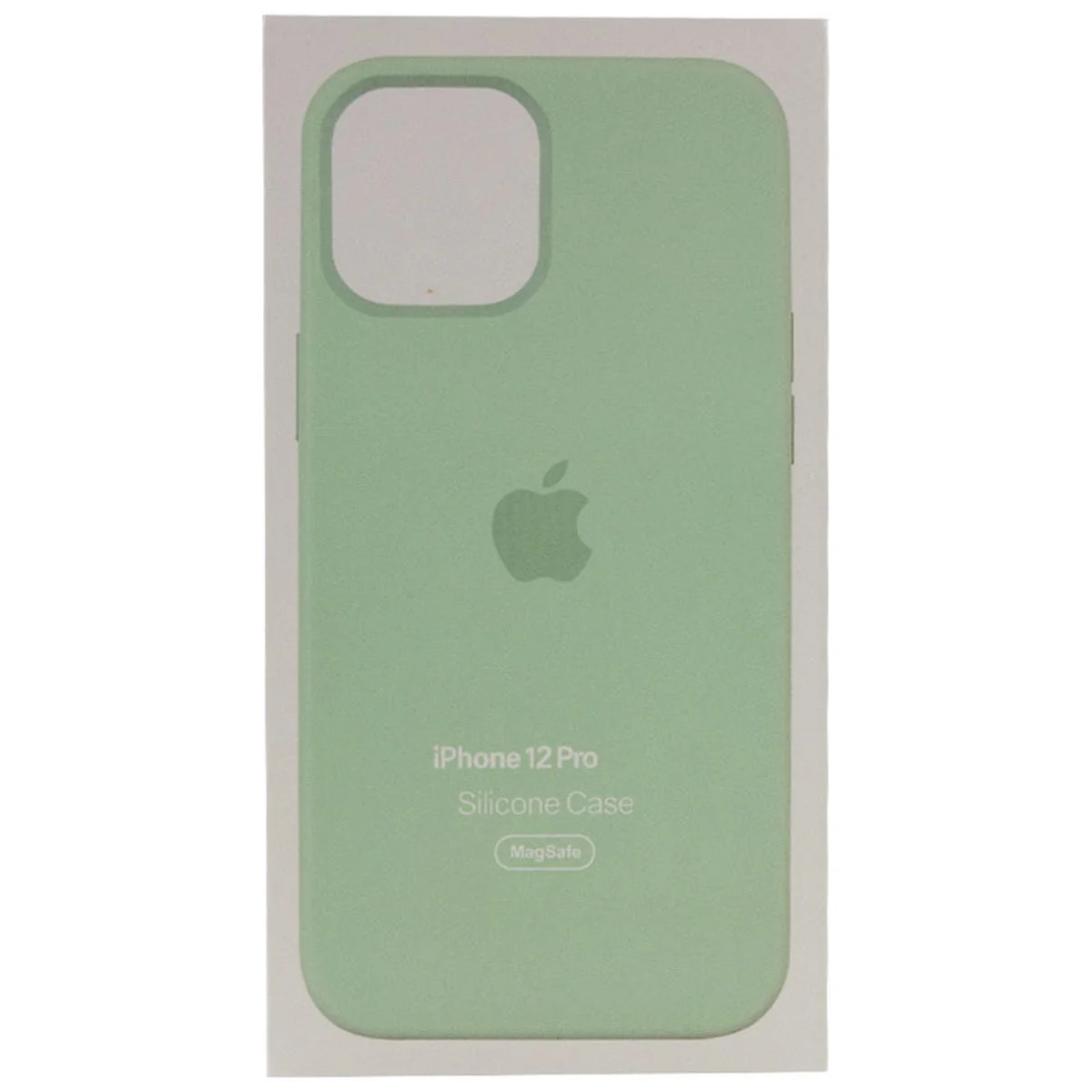 Чехол Silicone case (AAA) full with Magsafe and Animation для Apple iPhone 12 Pro / 12 (6.1") Зеленый / Pistachio