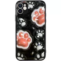 TPU+PC чехол Prisma Plushie для Apple iPhone 12 (6.1") Paws