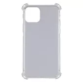 TPU чохол GETMAN Ease logo посилені кути для Apple iPhone 12 Pro / 12 (6.1") Сірий (прозорий)