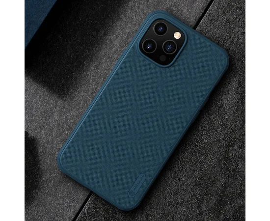 Чехол Nillkin Matte Pro для Apple iPhone 12 Pro / 12 (6.1") Синий / Blue