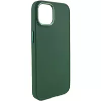 TPU чехол Bonbon Metal Style для Apple iPhone 12 Pro / 12 (6.1") Зеленый / Pine green