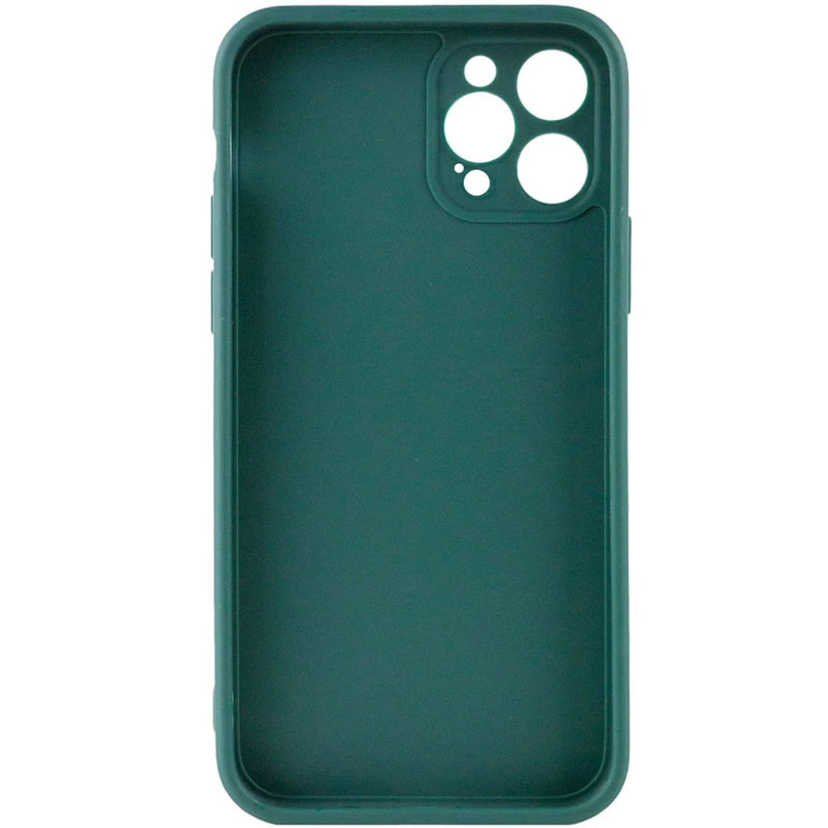 Силіконовий чохол Candy Full Camera для Apple iPhone 12 Pro (6.1 ") Зелений / Forest green