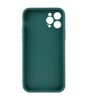 Силиконовый чехол Candy Full Camera для Apple iPhone 12 Pro (6.1") Зеленый / Forest green