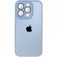 Чехол TPU+Glass Sapphire Midnight для Apple iPhone 12 Pro (6.1") Голубой / Blue