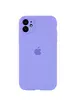 Чохол Silicone Case Full Camera Protective (AA) для Apple iPhone 12 (6.1") Бузковий / Dasheen / PVH