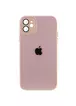 Чехол TPU+Glass Sapphire Midnight для Apple iPhone 12 (6.1") Розовый / Pink Sand