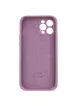 Чехол Silicone Case Full Camera Protective (AA) для Apple iPhone 12 Pro (6.1") Лиловый / Lilac Pride