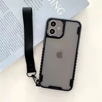 Чохол TPU+PC TRAVEL Carbon для Apple iPhone 12 (6.1") Чорний