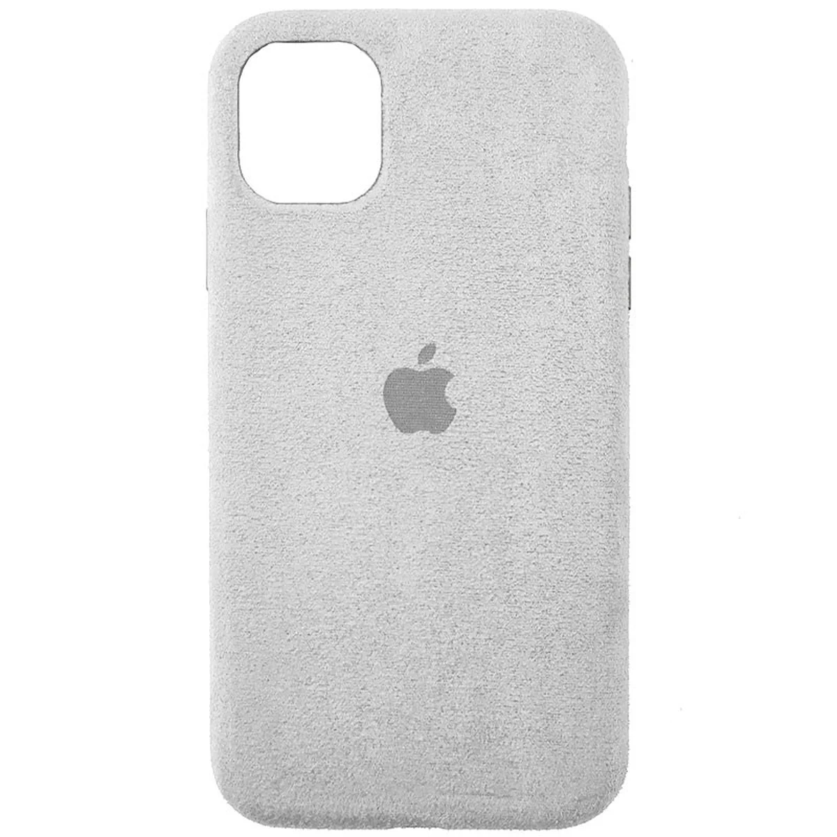 Чехол ALCANTARA Case Full для Apple iPhone 12 Pro / 12 (6.1") Белый
