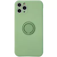 Чехол TPU Candy Ring Full Camera для Apple iPhone 12 Pro (6.1") Мятный / Mint