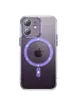 Чехол TPU+PC Colorful with MagSafe для Apple iPhone 12 (6.1") Purple