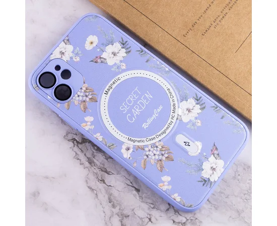 TPU+PC чехол Secret Garden with MagSafe для Apple iPhone 12 (6.1") Lilac