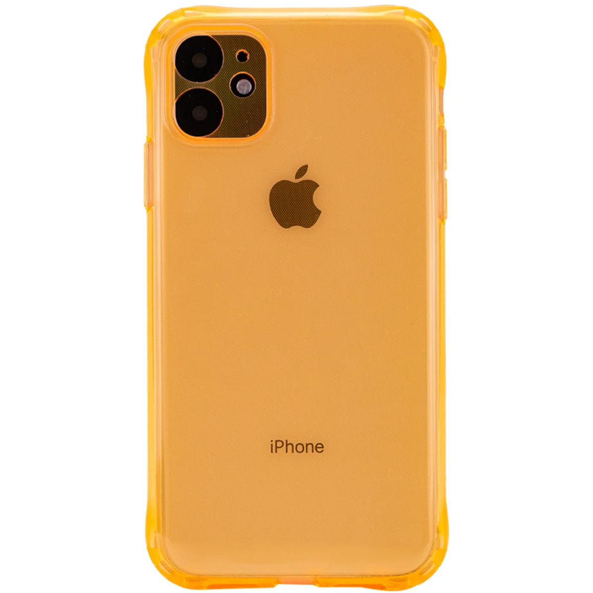 TPU чехол Ease Glossy Full Camera для Apple iPhone 12 (6.1") Оранжевый