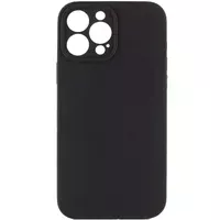 Чехол Silicone Case Lakshmi Square Full Camera для Apple iPhone 12 Pro (6.1") Черный / Black