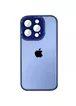 Чохол TPU+Glass Sapphire Midnight для Apple iPhone 12 Pro (6.1") Синій / Deep navy