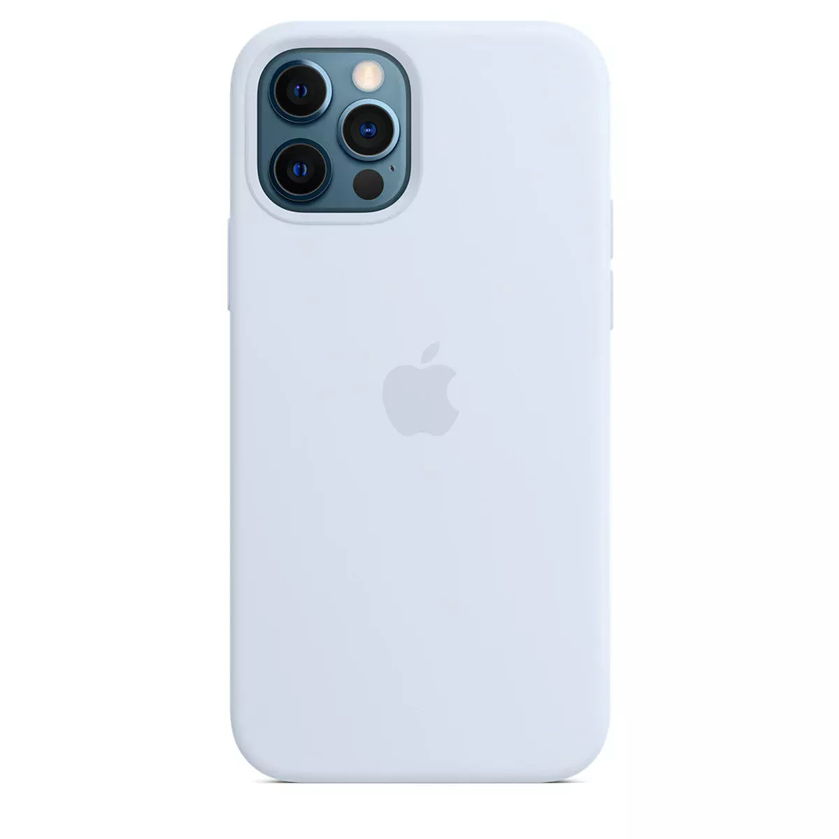Чохол Silicone Case Full Protective (AA) Apple iPhone 12 Pro / 12 (6.1") Блакитний / Cloud Blue