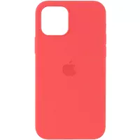 Чохол Silicone Case Full Protective (AA) для Apple iPhone 12 Pro / 12 (6.1 ") Рожевий / Living coral