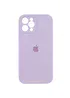 Чохол Silicone Case Full Camera Protective (AA) для Apple iPhone 12 Pro (6.1") Бузковий / Lilac