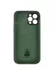 Чохол Silicone Case Lakshmi Square Full Camera для Apple iPhone 12 Pro (6.1") Зелений / Cyprus Green
