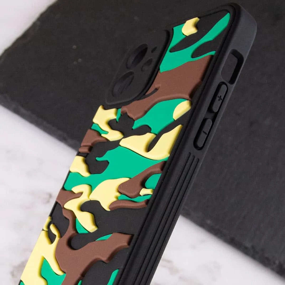 Чохол TPU+PC Army Collection для Apple iPhone 12 (6.1") Зелений