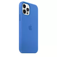 Чохол Silicone Case Full Protective (AA) для Apple iPhone 12 Pro / 12 (6.1 ") Синій / Capri Blue