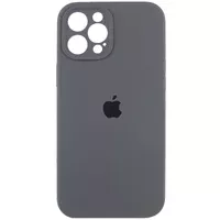 Чохол Silicone Case Full Camera Protective (AA) Apple iPhone 12 Pro (6.1") Сірий / Dark Gray