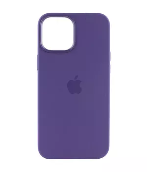Чехол Silicone case (AAA) full with Magsafe and Animation для Apple iPhone 12 Pro / 12 (6.1") Фиолетовый / Amethyst