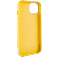 Чехол TPU+PC Bichromatic для Apple iPhone 12 Pro / 12 (6.1") Creamy-yellow / White