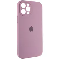 Чехол Silicone Case Full Camera Protective (AA) для Apple iPhone 12 Pro (6.1") Лиловый / Lilac Pride